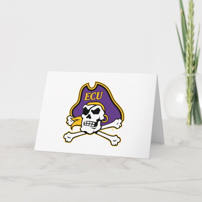 East Carolina University | ECU Pirates Card (Front)