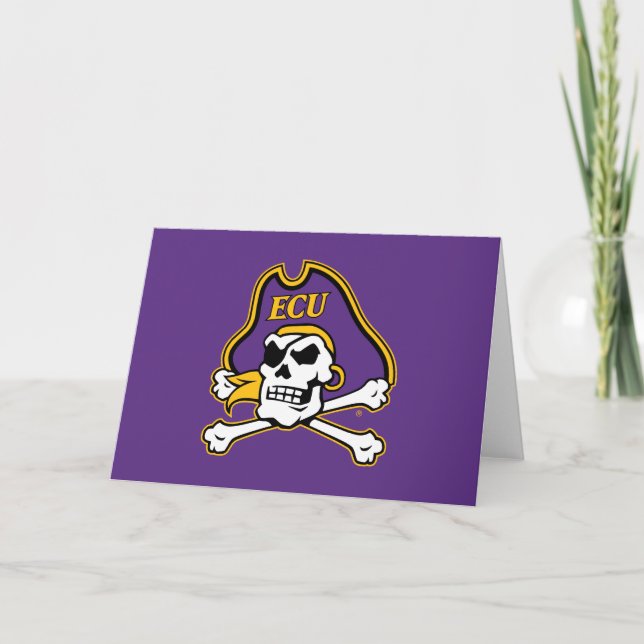 East Carolina University | ECU Pirates Card (Front)