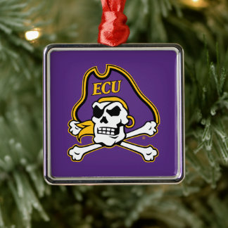 East Carolina University | ECU Pirates Metal Ornament