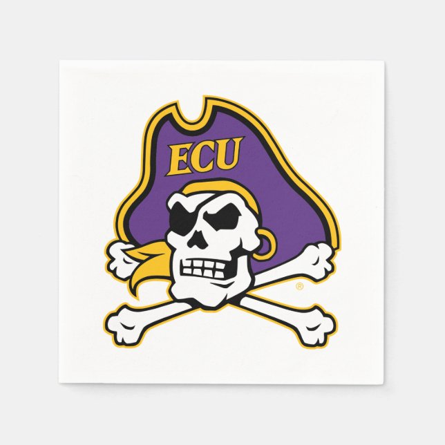 East Carolina University | ECU Pirates Napkin (Front)