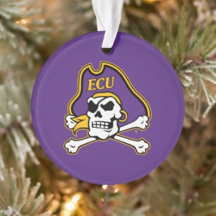 East Carolina University ECU Pirates Ornament