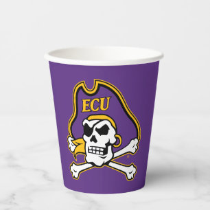East Carolina University   ECU Pirates Paper Cups