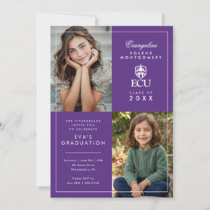 East Carolina University Graduation Invitation