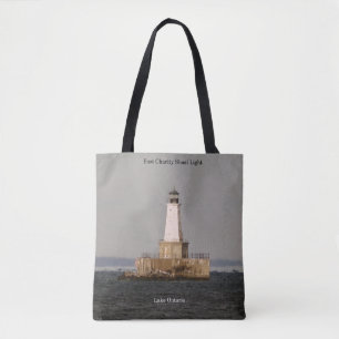 East Charity Shoal Light all over tote bag