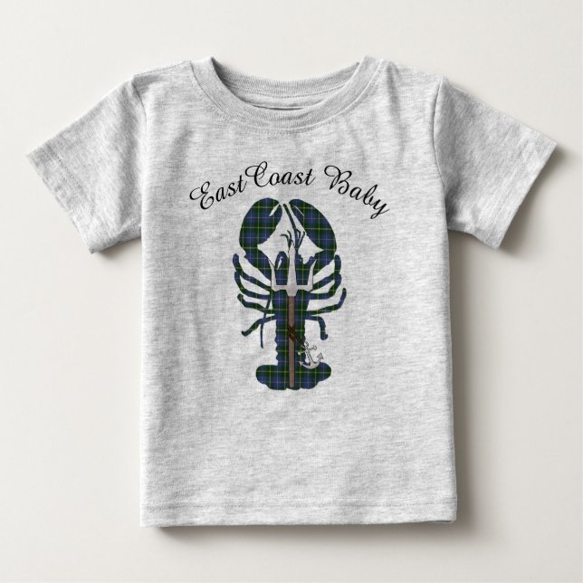 East Coast Baby Lobster Nova Scotia Halifax Canada Baby T-Shirt (Front)