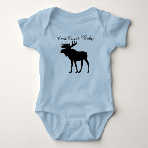 East Coast Baby Moose Nova Scotia Canada Bodysuit