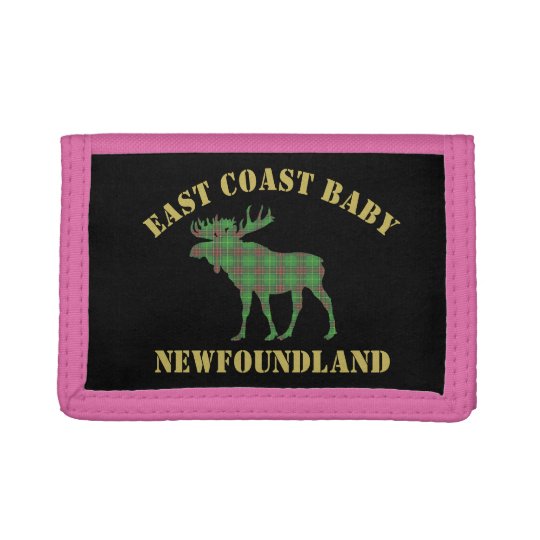 East Coast Baby Newfoundland moose tartan wallet