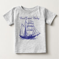 East Coast Baby sailboat ship schooner  nautical