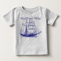 East Coast Baby sailboat ship schooner  nautical