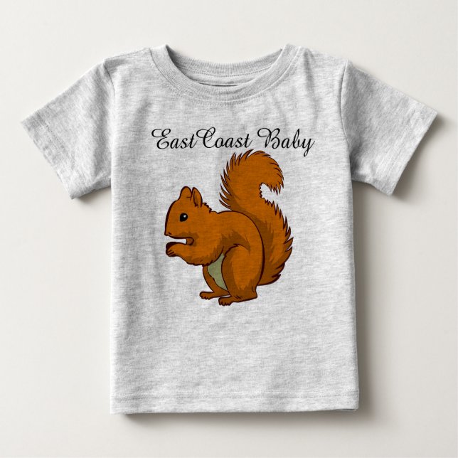 East Coast Baby squirrel shirt (Front)