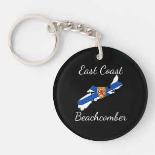 East Coast Beachcomber Nova Scotia key chain