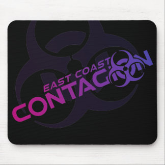 East Coast Contagion (ligh on dark) Mouse Pad