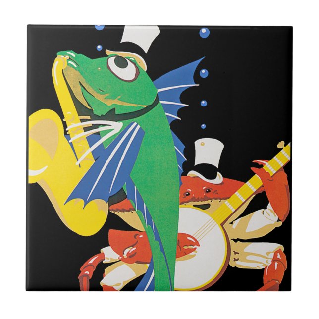 East Coast Frolics Ceramic Tile (Front)