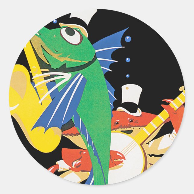 East Coast Frolics Classic Round Sticker (Front)