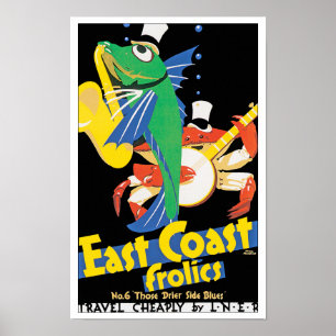 East Coast Frolics Poster