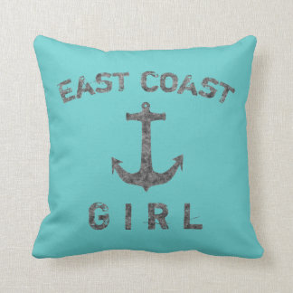 East Coast Girl Ocean Blues Cushion