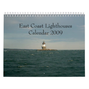 East Coast Lighthouses Calendar 2009