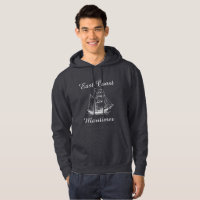 East coast Maritimer sailing ship nautical hoodie