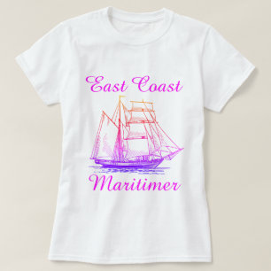 East coast Maritimer sailing ship nautical shirt