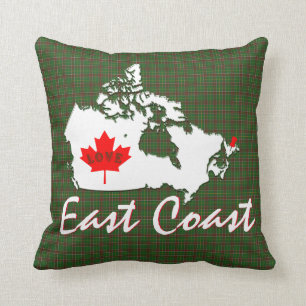 East Coast Newfoundland Customise Canada Pin town Cushion