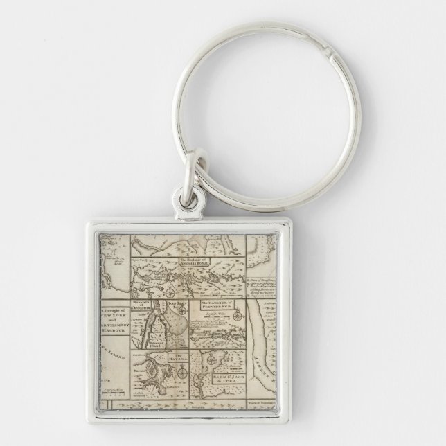East Coast, US Key Ring (Front)