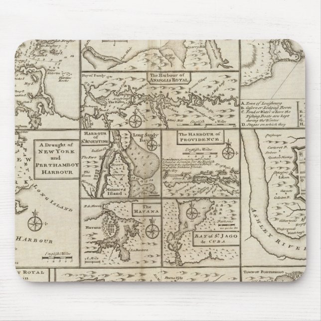 East Coast, US Mouse Pad (Front)