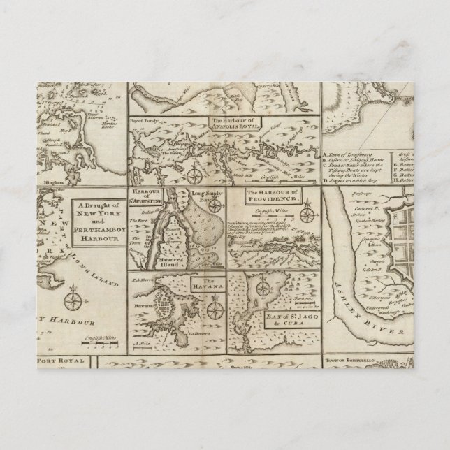 East Coast, US Postcard (Front)