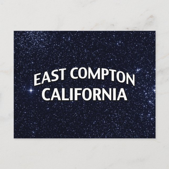 East Compton California Postcard (Front)