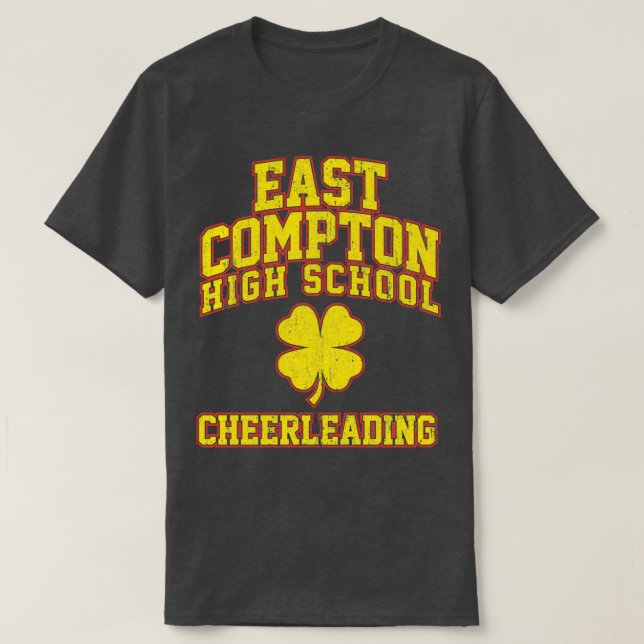 East Compton High School Cheerleading T-Shirt (Design Front)