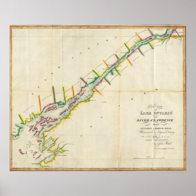 EaSt. End of Lake Ontario and River St. Lawrence Poster (Front)