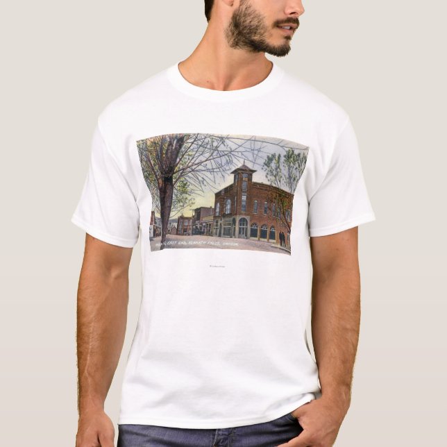 East End View of Main StreetKlamath Falls, OR T-Shirt (Front)