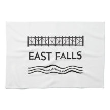 East Falls Tea Towel