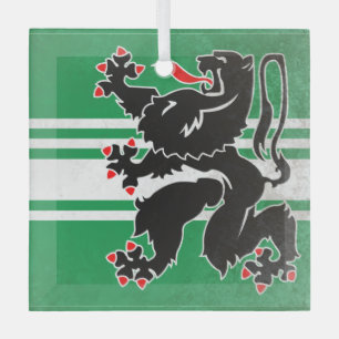 East Flanders Glass Tree Decoration