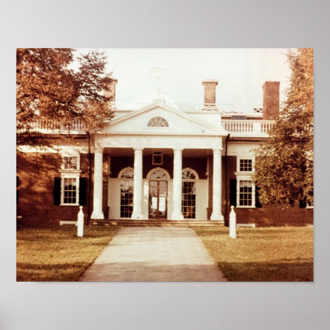 East Front of Monticello Poster (Front)