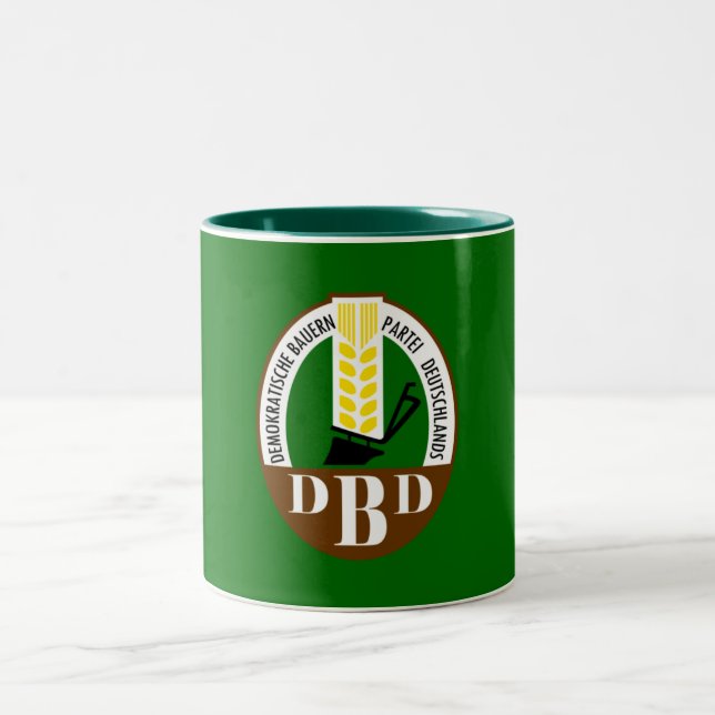 East German Farmer's Democratic  Party Two-Tone Coffee Mug (Center)