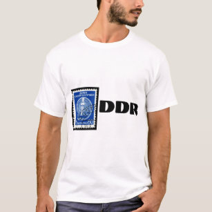 East German T-Shirt with DDR Stamp