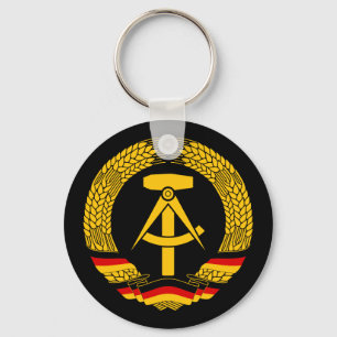 East Germany Coat of Arms / Deutschland State Seal Key Ring