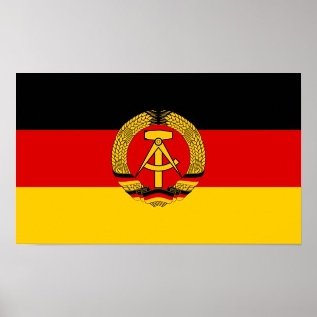 East Germany Flag Poster (Front)