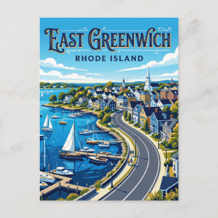 East Greenwich Rhode Island Postcard