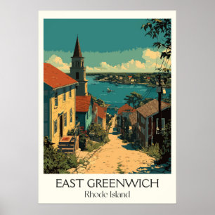 East Greenwich Rhode Island Village Poster