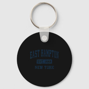 East Hampton New York Ny Vintage Srts Design Nav  Key Ring