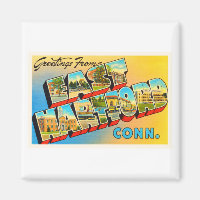 East Hartford Connecticut CT Old Travel Souvenir