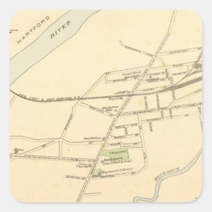 East Hartford Square Sticker