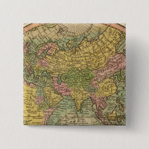 East Hemisphere 15 Cm Square Badge