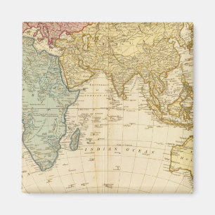 East Hemisphere map Magnet
