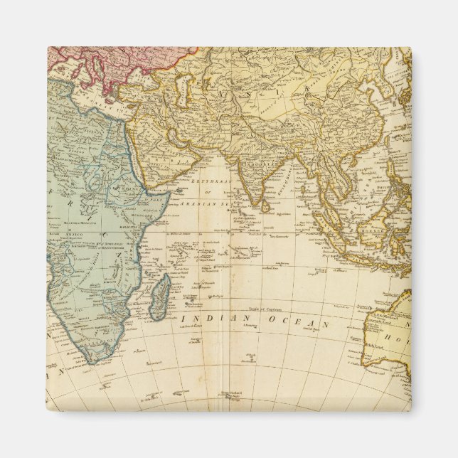 East Hemisphere  map Magnet (Front)