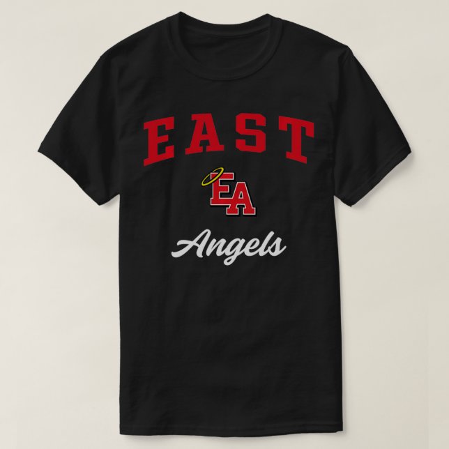 East High School Angels  T-Shirt (Design Front)