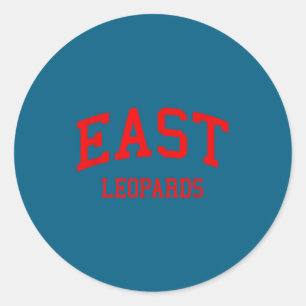East High School Hs Salt Classic Round Sticker