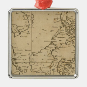 East India Islands 2 Metal Tree Decoration
