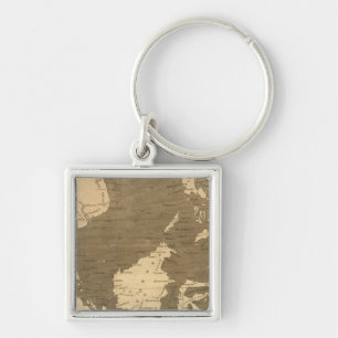 East India Islands Map by Arrowsmith Key Ring